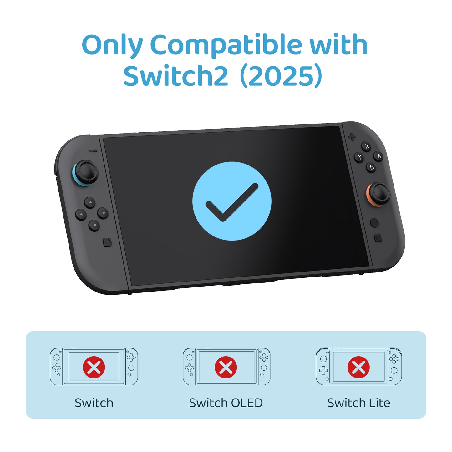 WISHAVEN Swimming Duck Thumb Grip Caps For Switch 2