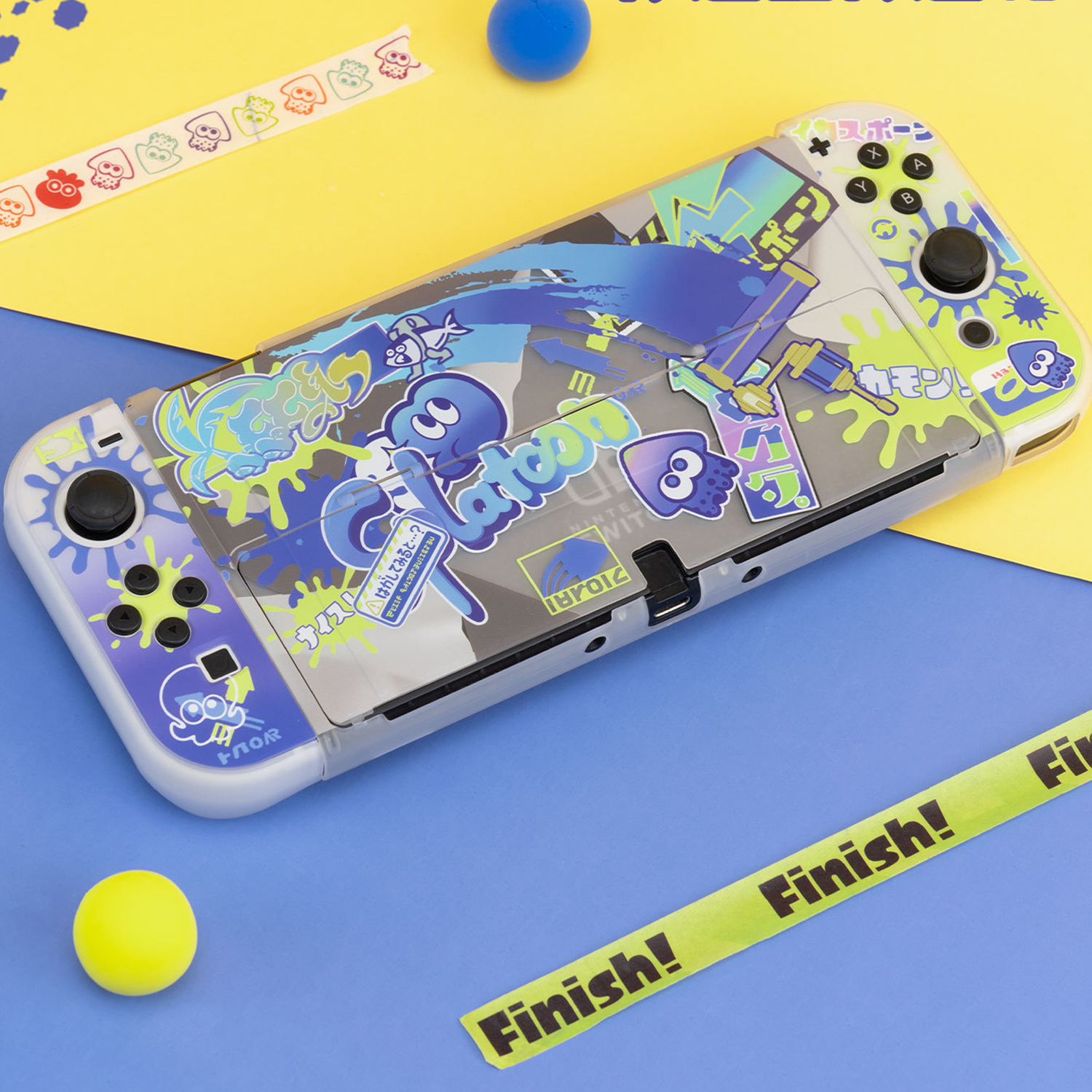 WISHAVEN Splatoon Protective Case for Nintendo Switch OLED – Wishaven WISHAVEN Splatoon Protective Case for Nintendo Switch OLED – Wishaven