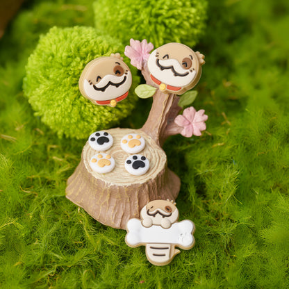 BUBBLELOGUS × Snake Spot Button Caps