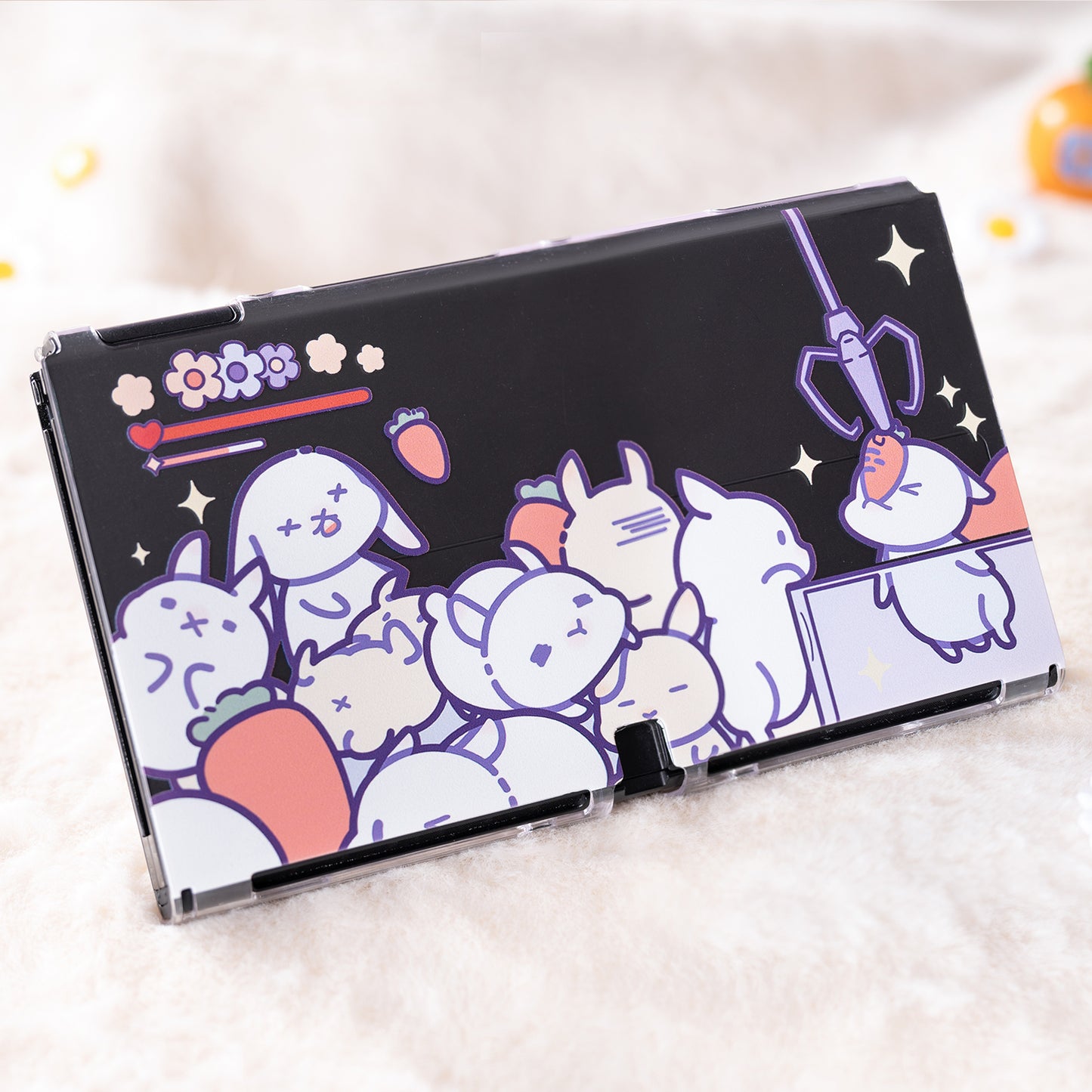 WISHAVEN Bunny Claw Machine Protective Case for Switch OLED（2021）