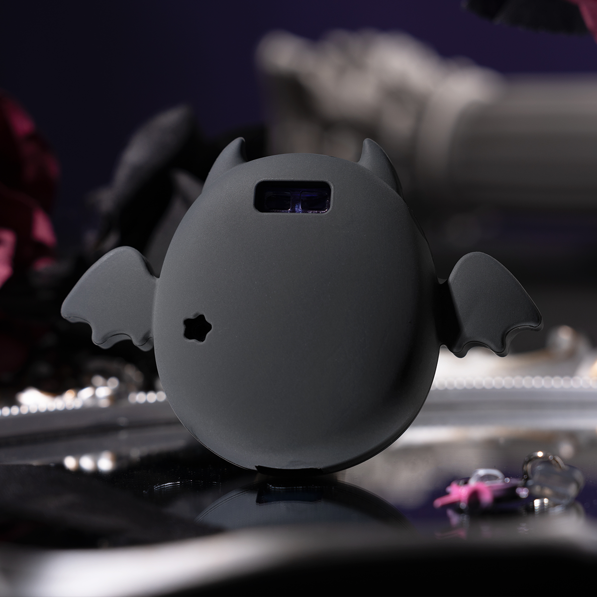 BUBBLELOGUS Purple & Black Dark Edition Devil Silicone Protective Case for Tamagotchi Uni