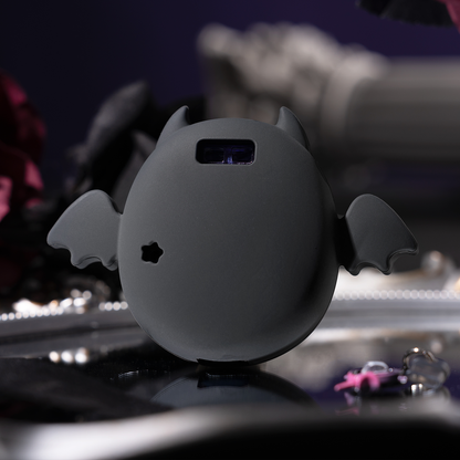 BUBBLELOGUS Purple & Black Dark Edition Devil Silicone Protective Case for Tamagotchi Uni