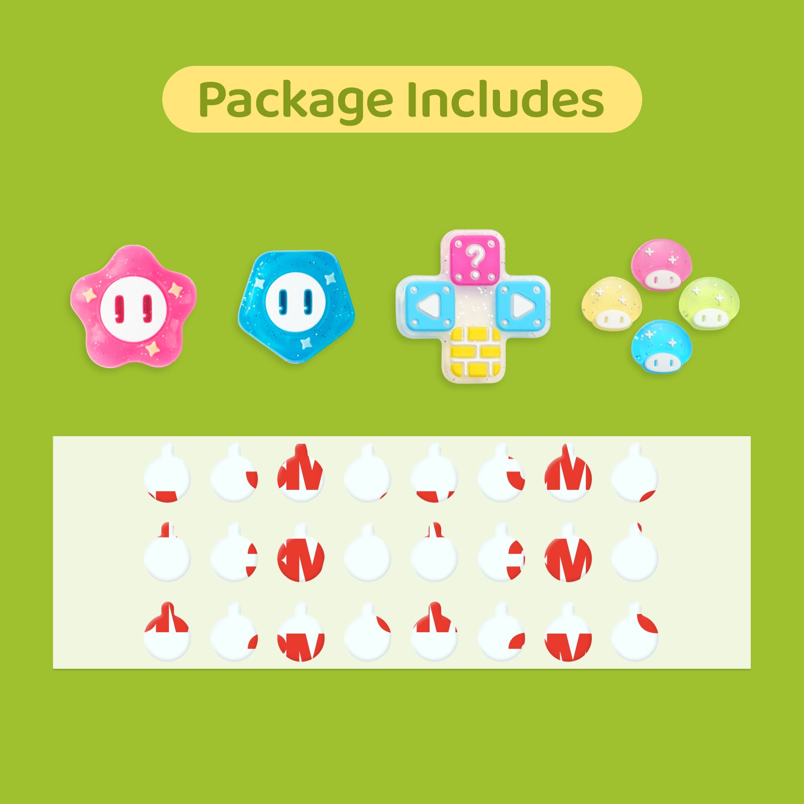 WISHAVEN Wonder Flower Button Caps