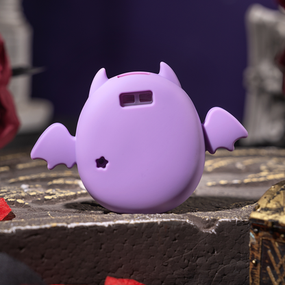 BUBBLELOGUS Purple & Black Dark Edition Devil Silicone Protective Case for Tamagotchi Uni