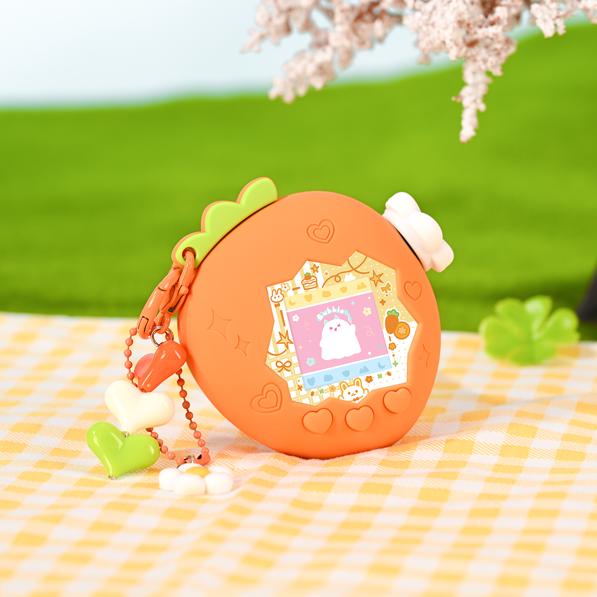 BUBBLELOGUS Strawberry Paradise Silicone Protective Case for Tamagotchi Paradise