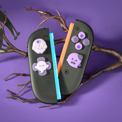 WISHAVEN Candlelight Ghost Button Caps For Switch 2