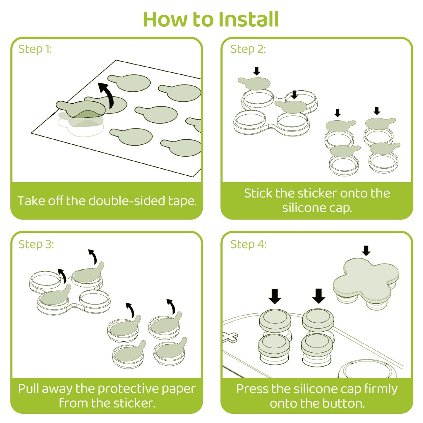 WISHAVEN Wonder Flower Button Caps