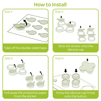 WISHAVEN Wonder Flower Button Caps