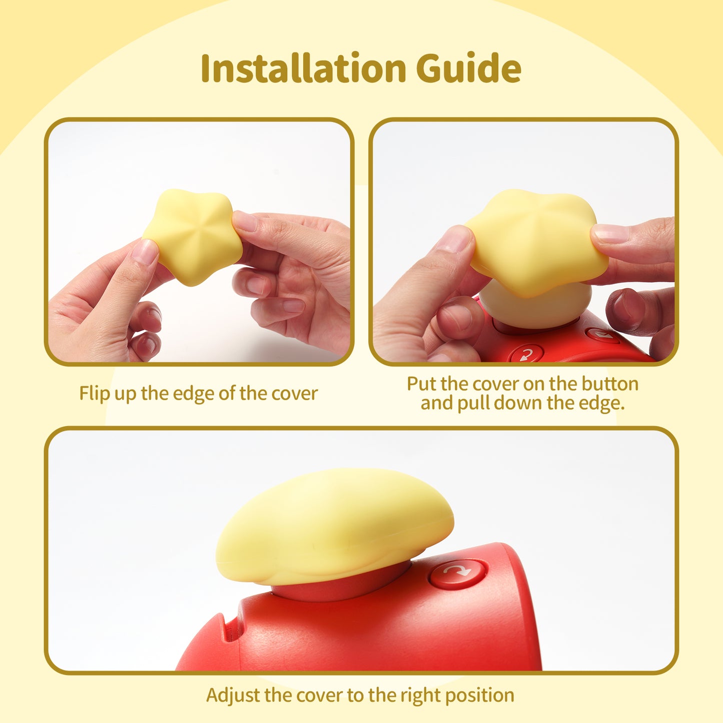 BUBBLELOGUS Star Knob Cover  for Nintendo Alarmo