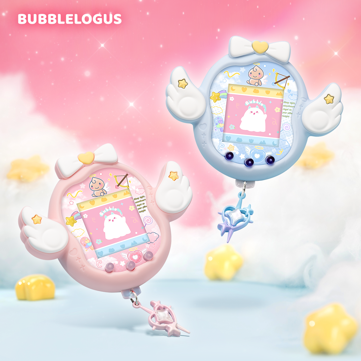 BUBBLELOGUS Guardian Angel Silicone Protective Case for Tamagotchi Uni