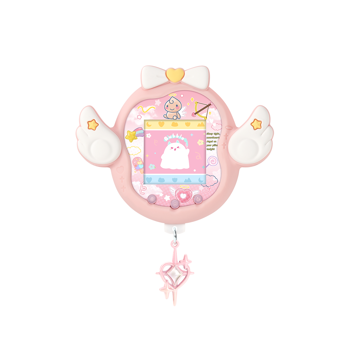 BUBBLELOGUS Guardian Angel Silicone Protective Case for Tamagotchi Uni