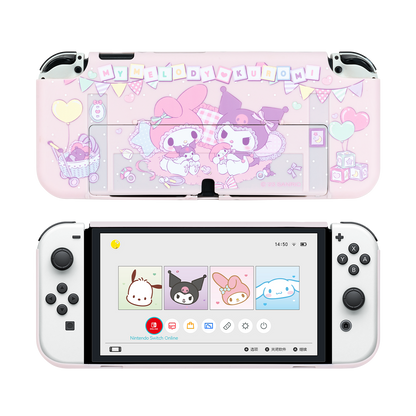 GeekShare Nintendo switch protective case hard shell Sanrio oled integrated protective case ns pluggable base accessories