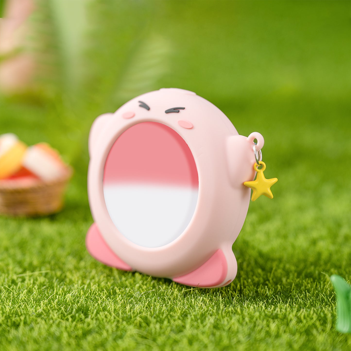 WISHAVEN PinkStar Silicone Protective Case for Pokemon GO Plus +