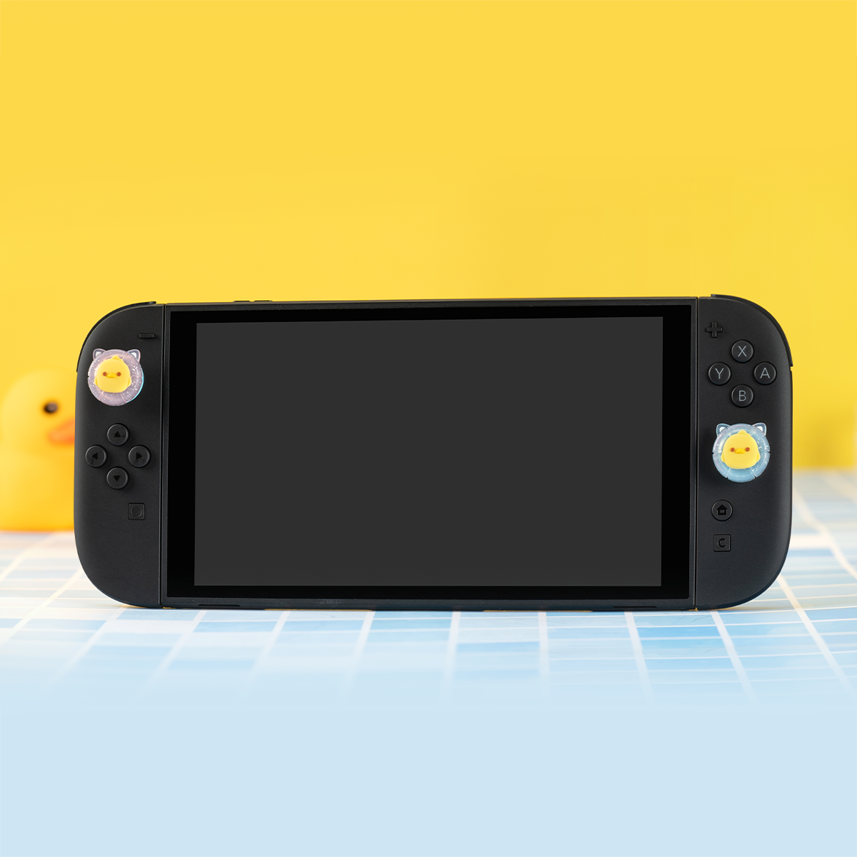 WISHAVEN Swimming Duck Thumb Grip Caps For Switch 2