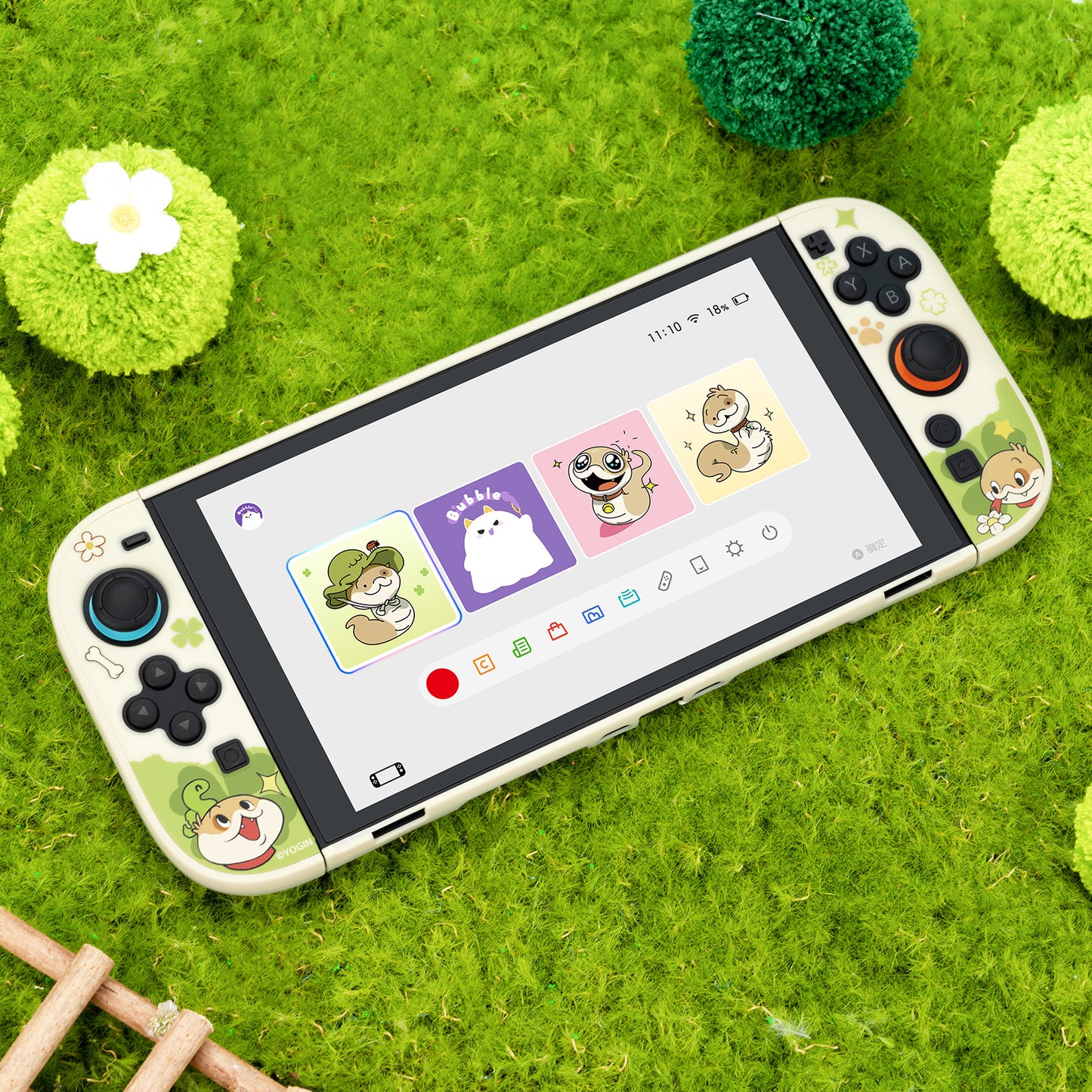 BUBBLELOGUS × Snake Spot Protective Case For Switch2
