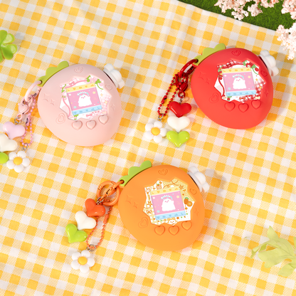 BUBBLELOGUS Strawberry Paradise Silicone Protective Case for Tamagotchi Paradise