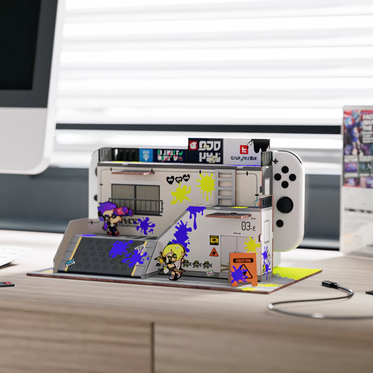 Splatoon Wooden Assembly Dock Cover