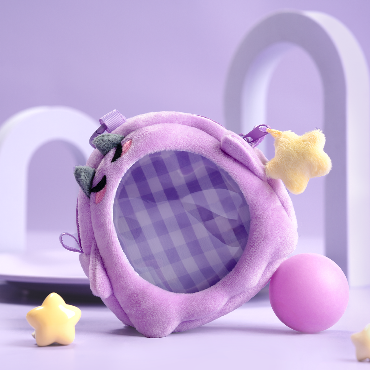 BUBBLELOGUS Cute Devil Plush Ita Bag for Tamagotchi Paradise