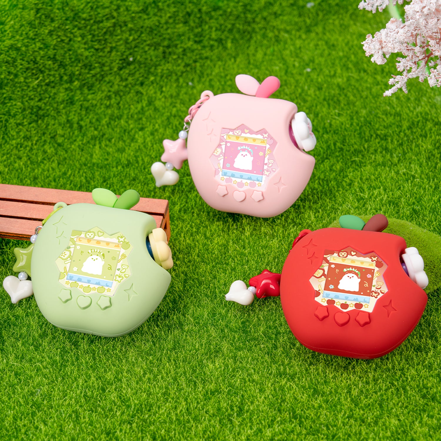 BUBBLELOGUS Apple Paradise Silicone Protective Case for Tamagotchi