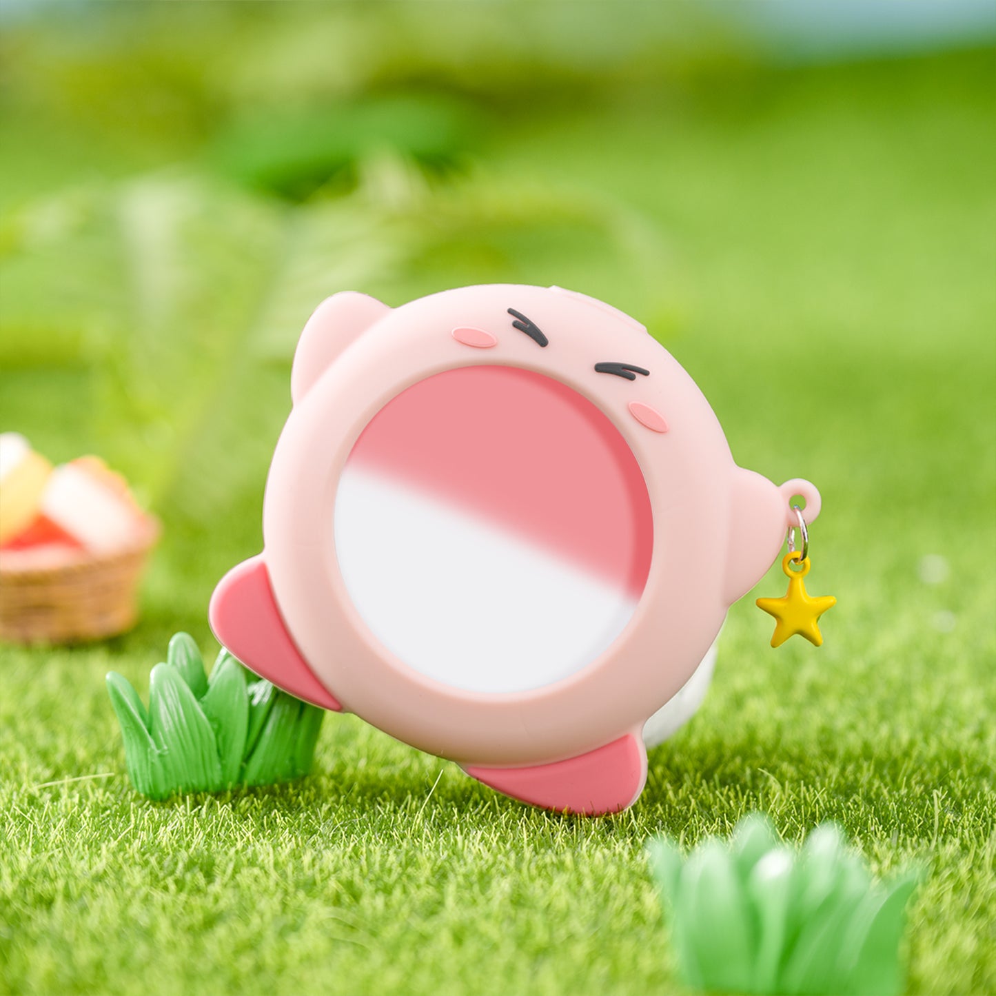 WISHAVEN PinkStar Silicone Protective Case for Pokemon GO Plus +