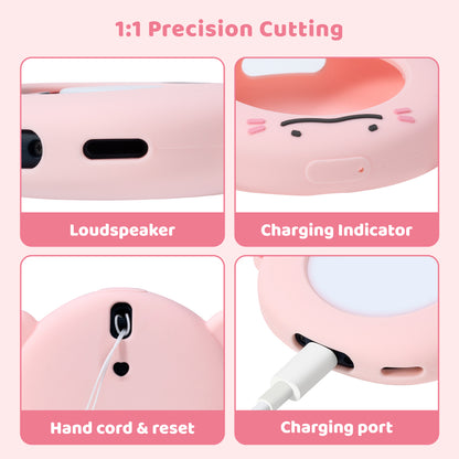 BUBBLELOGUS  Cute Axolotl Silicone Protective Case for Pokemon GO Plus +