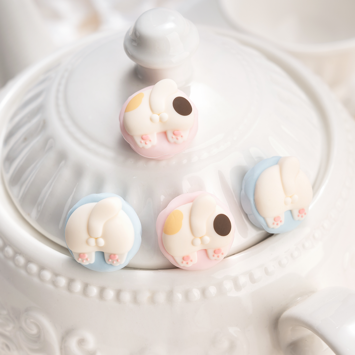 WISHAVEN Cat Cake Thumb Grip Caps For Switch 2