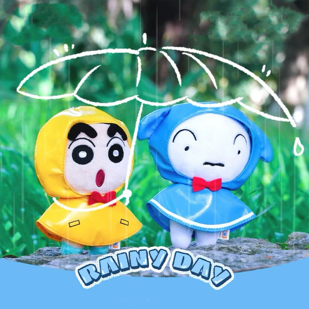 Crayon Shin-chan Raincoat Series Plush Keychain