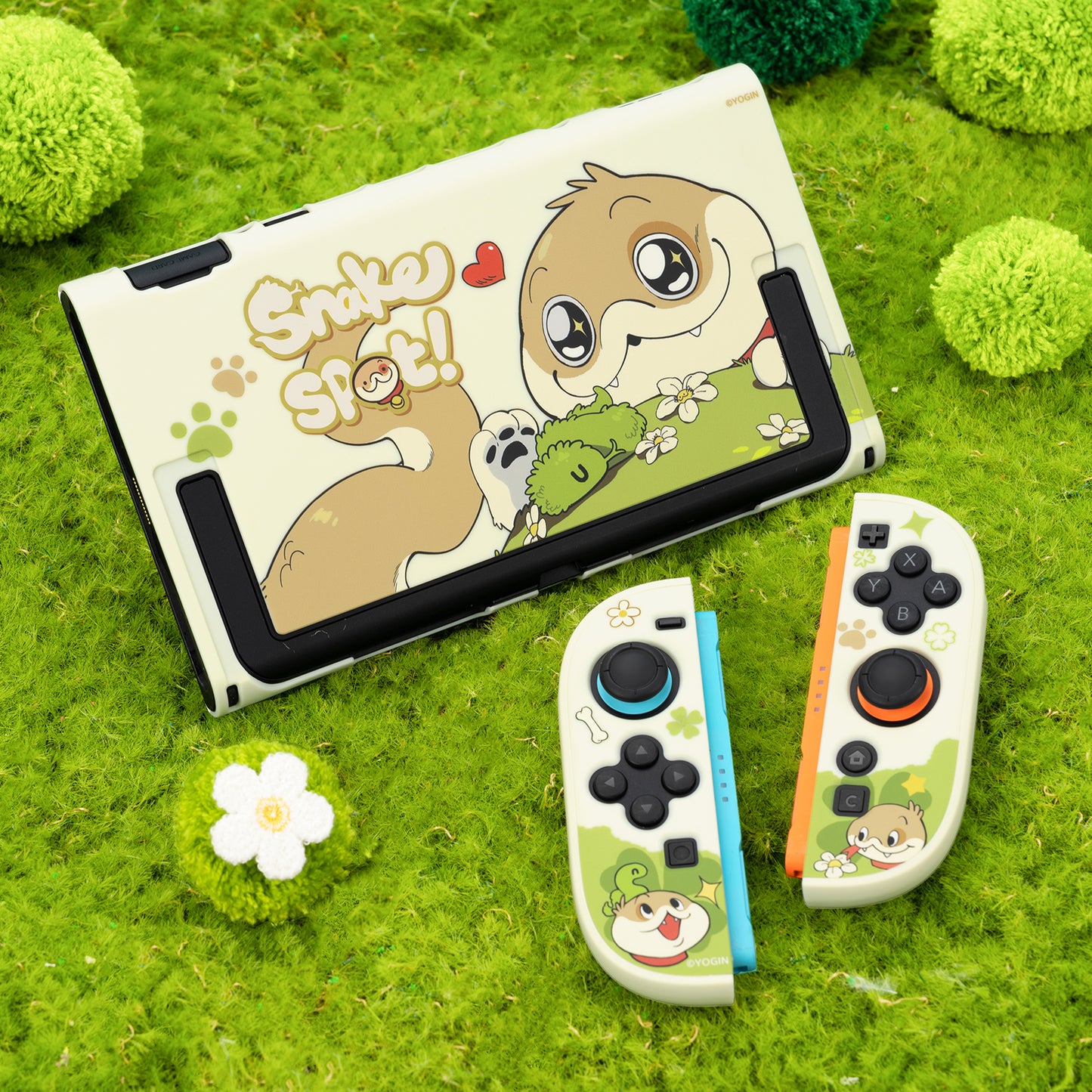BUBBLELOGUS × Snake Spot Protective Case For Switch2