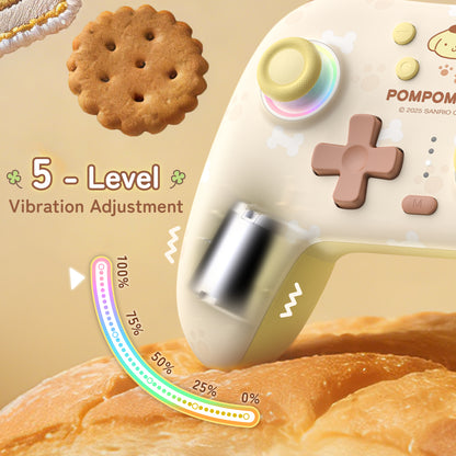 Cinnamoroll & Pompompurin Gamepad with Receiver Set For Switch 2/ 2017/PC