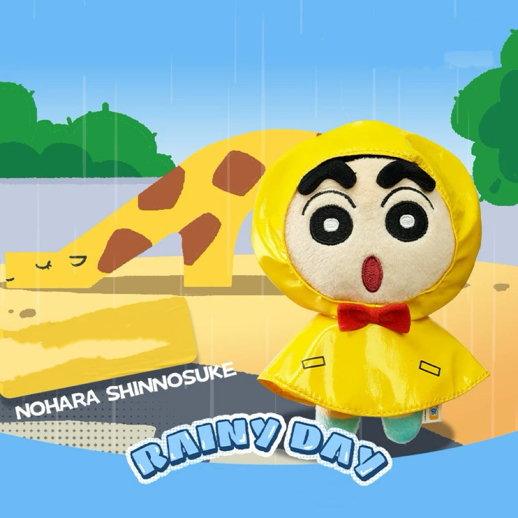 Crayon Shin-chan Raincoat Series Plush Keychain