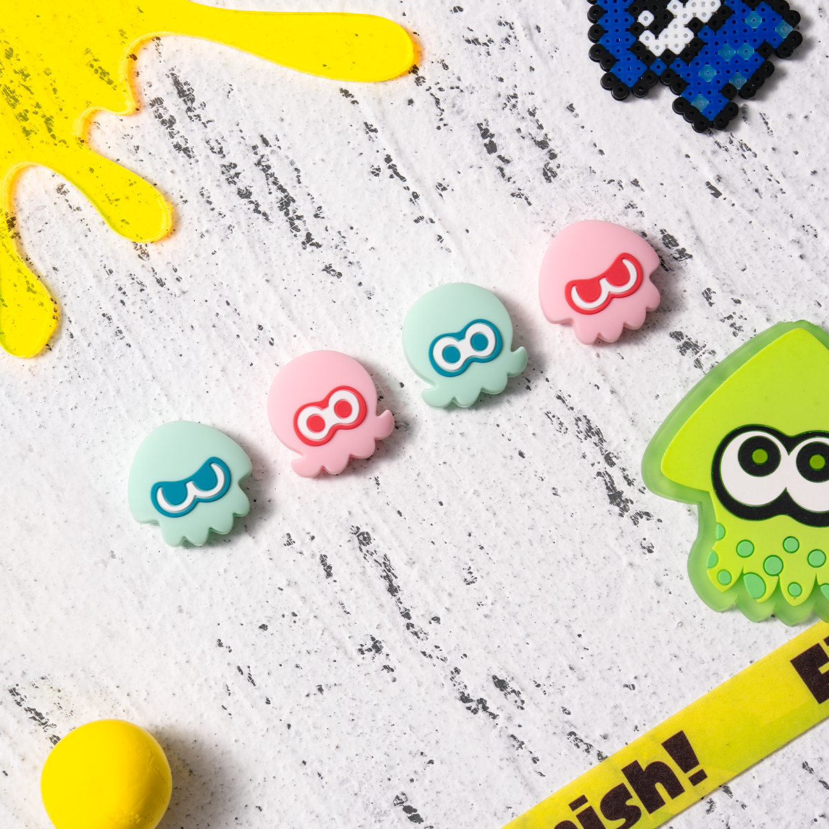 WISHAVEN Splatoon Thumb Grip Cap For Switch2