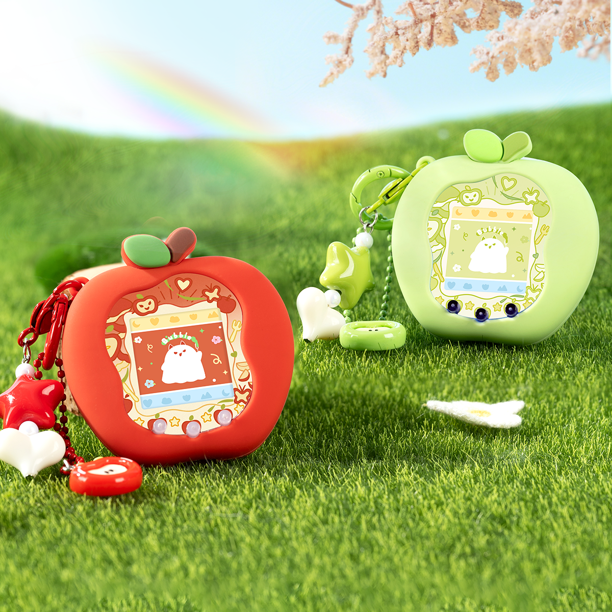 BUBBLELOGUS Apple Silicone Protective Case for Tamagotchi Uni