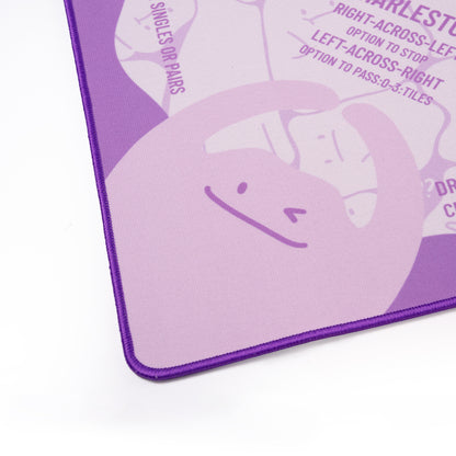 Purple Bunny Mahjong Mat