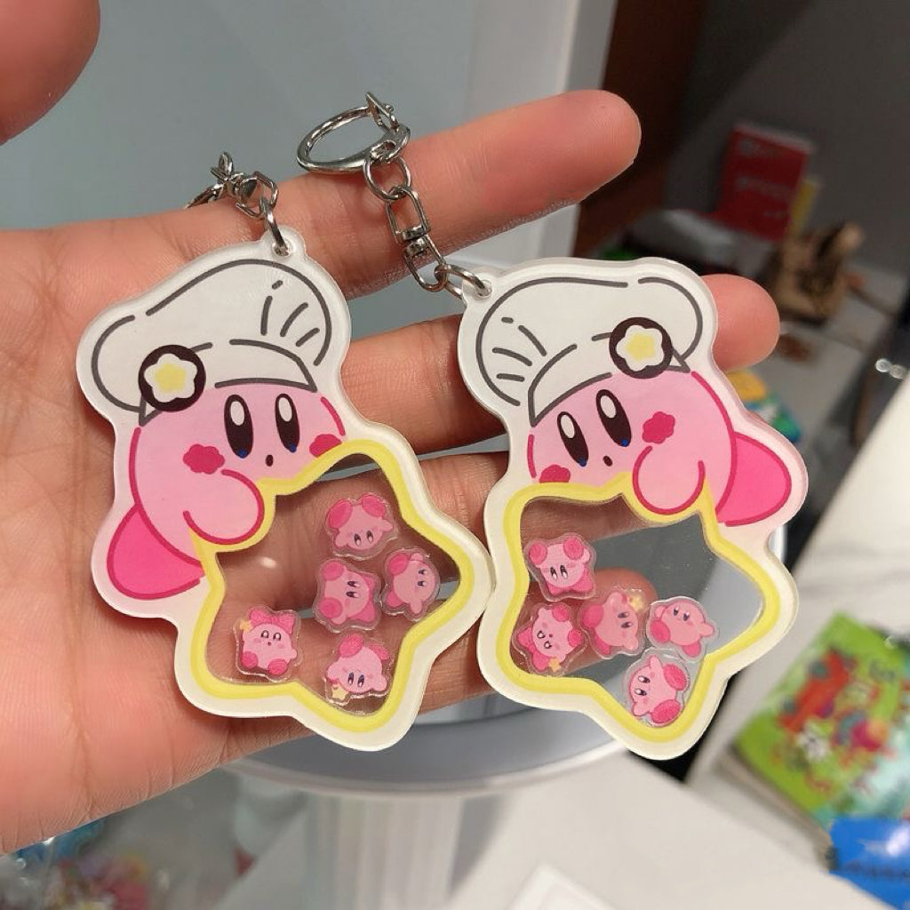 Kirby Shaker Acrylic Keychain