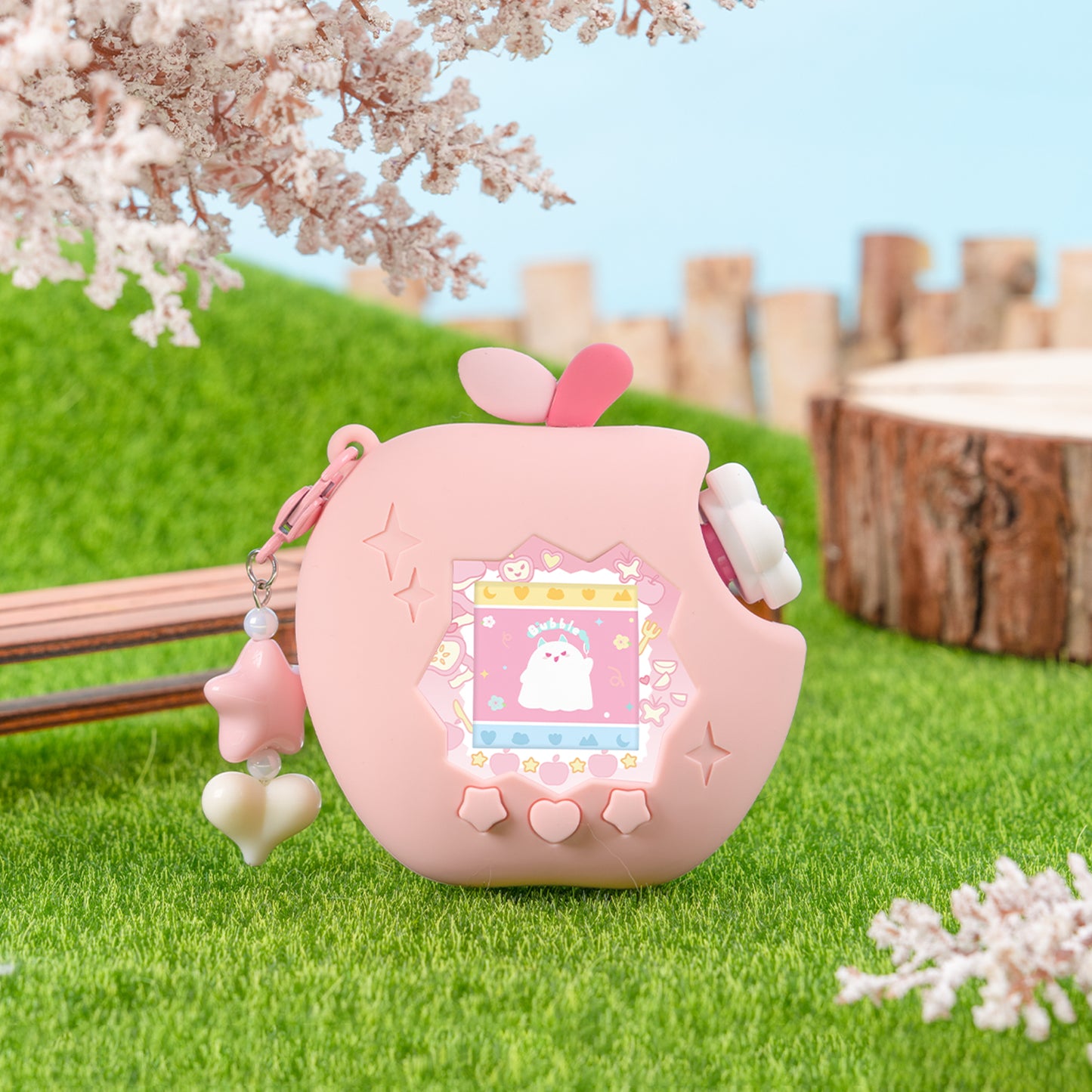 BUBBLELOGUS Apple Paradise Silicone Protective Case for Tamagotchi Paradise