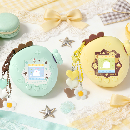 BUBBLELOGUS New Colors Strawberry Paradise Silicone Protective Case for Tamagotchi Paradise