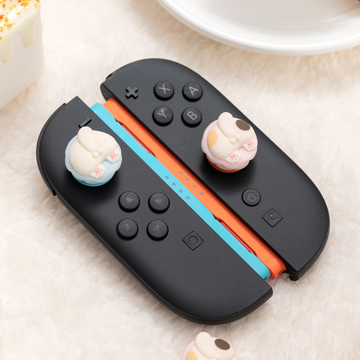 WISHAVEN Cat Cake Thumb Grip Caps For Switch 2