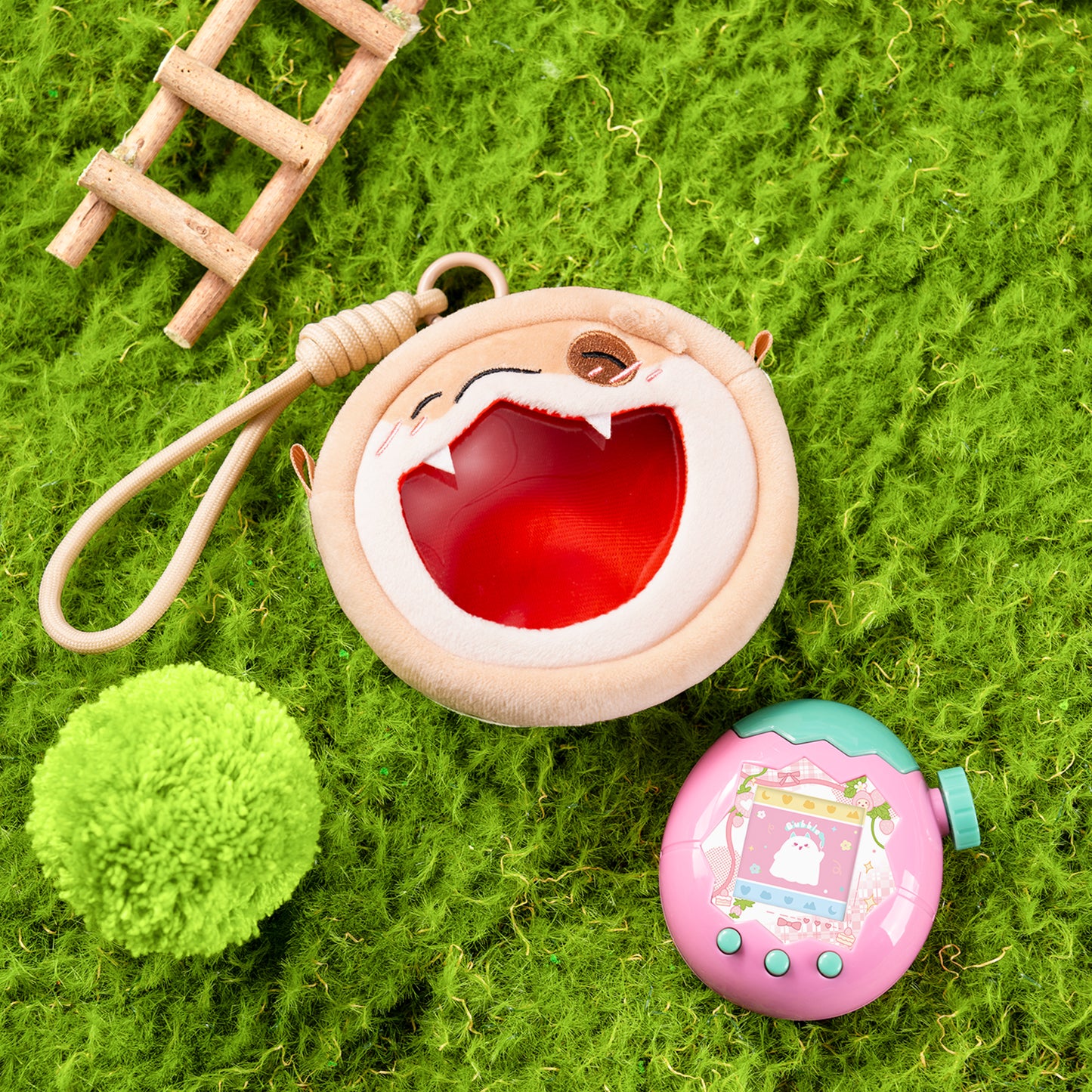 BUBBLELOGUS × Snake Spot Plush Ita Bag for Tamagotchi