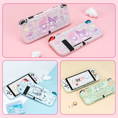 GeekShare Nintendo switch protective case hard shell Sanrio oled integrated protective case ns pluggable base accessories