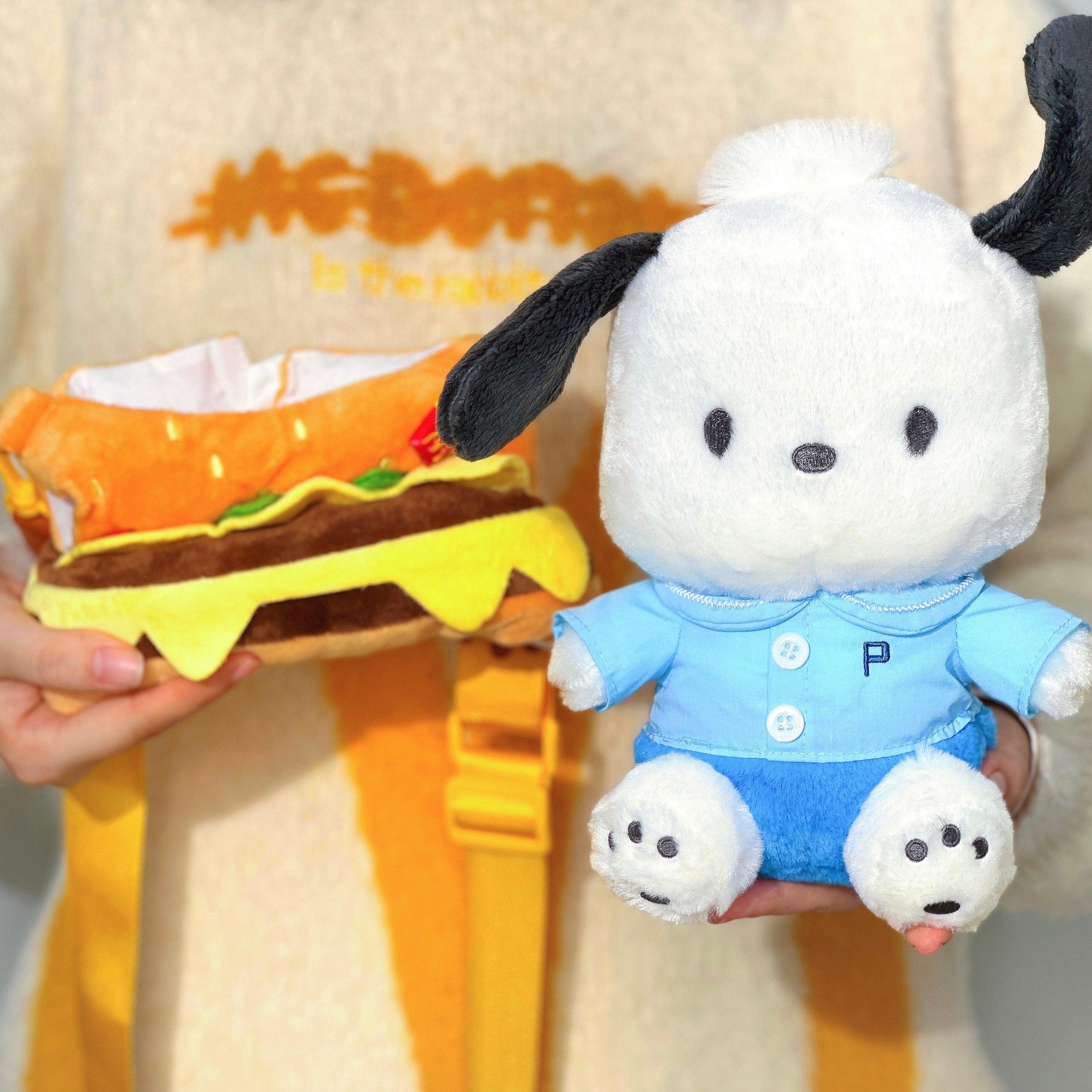 Mcdonalds × Sanrio Pochacco Hamburger Plush Toy Doll – Wishaven
