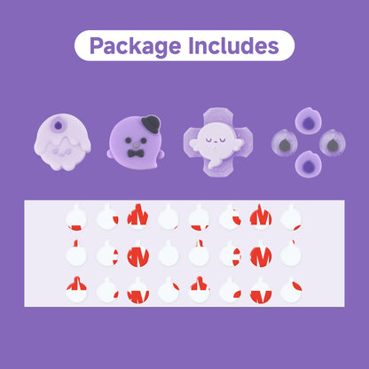 WISHAVEN Candlelight Ghost Button Caps For Switch 2