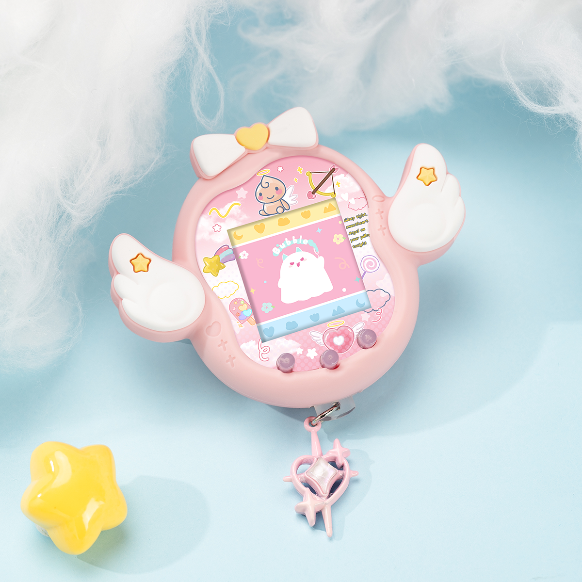 BUBBLELOGUS Guardian Angel Silicone Protective Case for Tamagotchi Uni