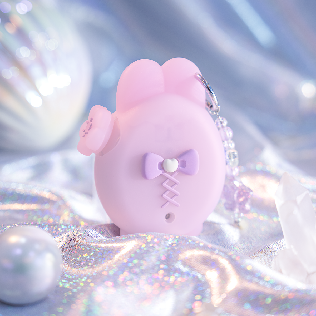 BUBBLELOGUS Esther Bunny Iridescent Protective Case for Tamagotchi Paradise