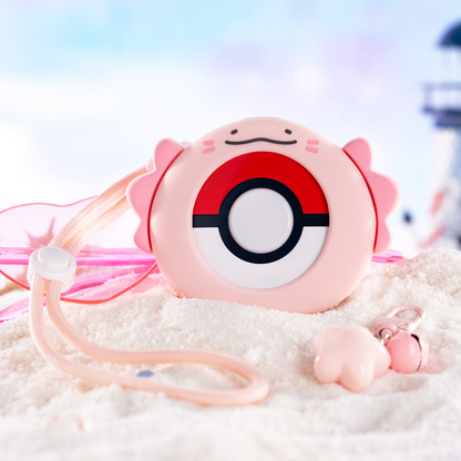 BUBBLELOGUS  Cute Axolotl Silicone Protective Case for Pokemon GO Plus +