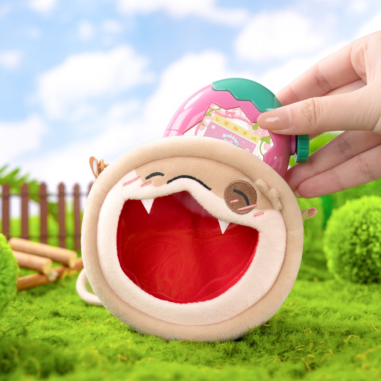 BUBBLELOGUS × Snake Spot Plush Ita Bag for Tamagotchi