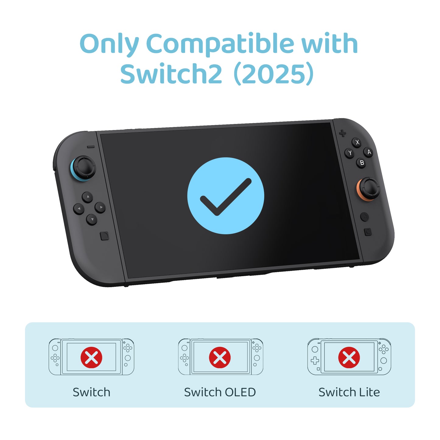 WISHAVEN Cat Cake Thumb Grip Caps For Switch 2