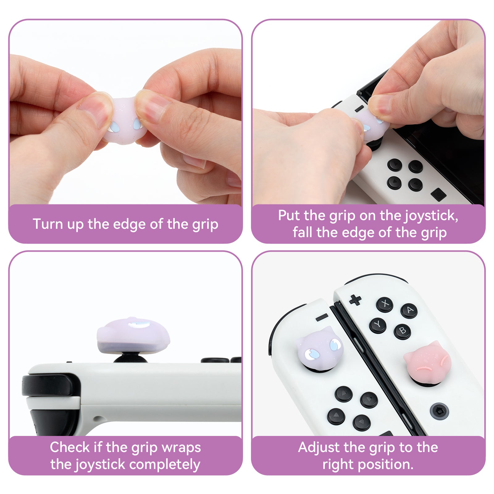 WISHAVEN Pokemon series Thumb Grip Cap for Nintendo Switch/OLED/Lite