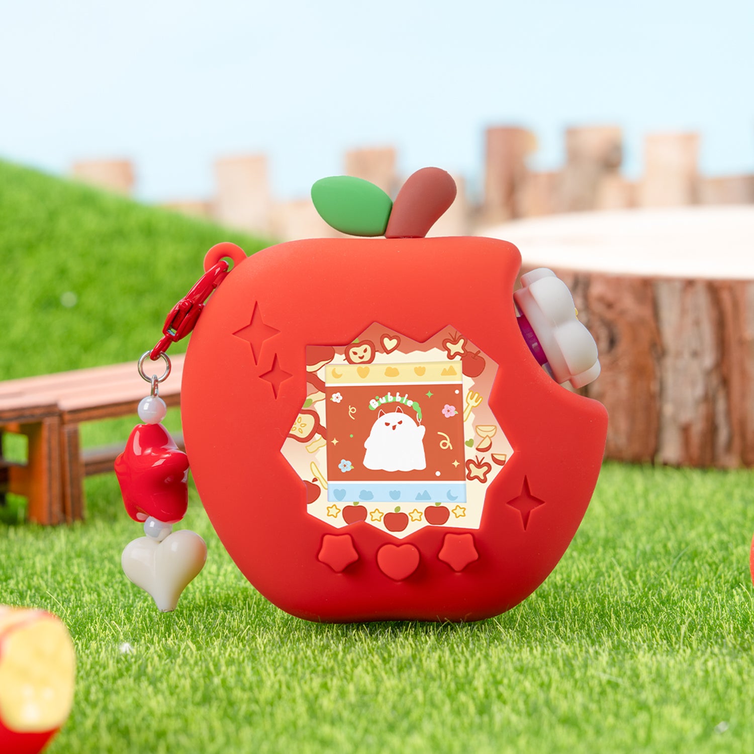 BUBBLELOGUS Apple Paradise Silicone Protective Case for Tamagotchi