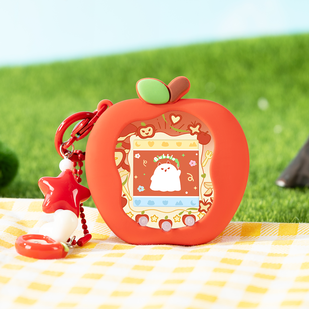 BUBBLELOGUS Apple Silicone Protective Case for Tamagotchi Uni