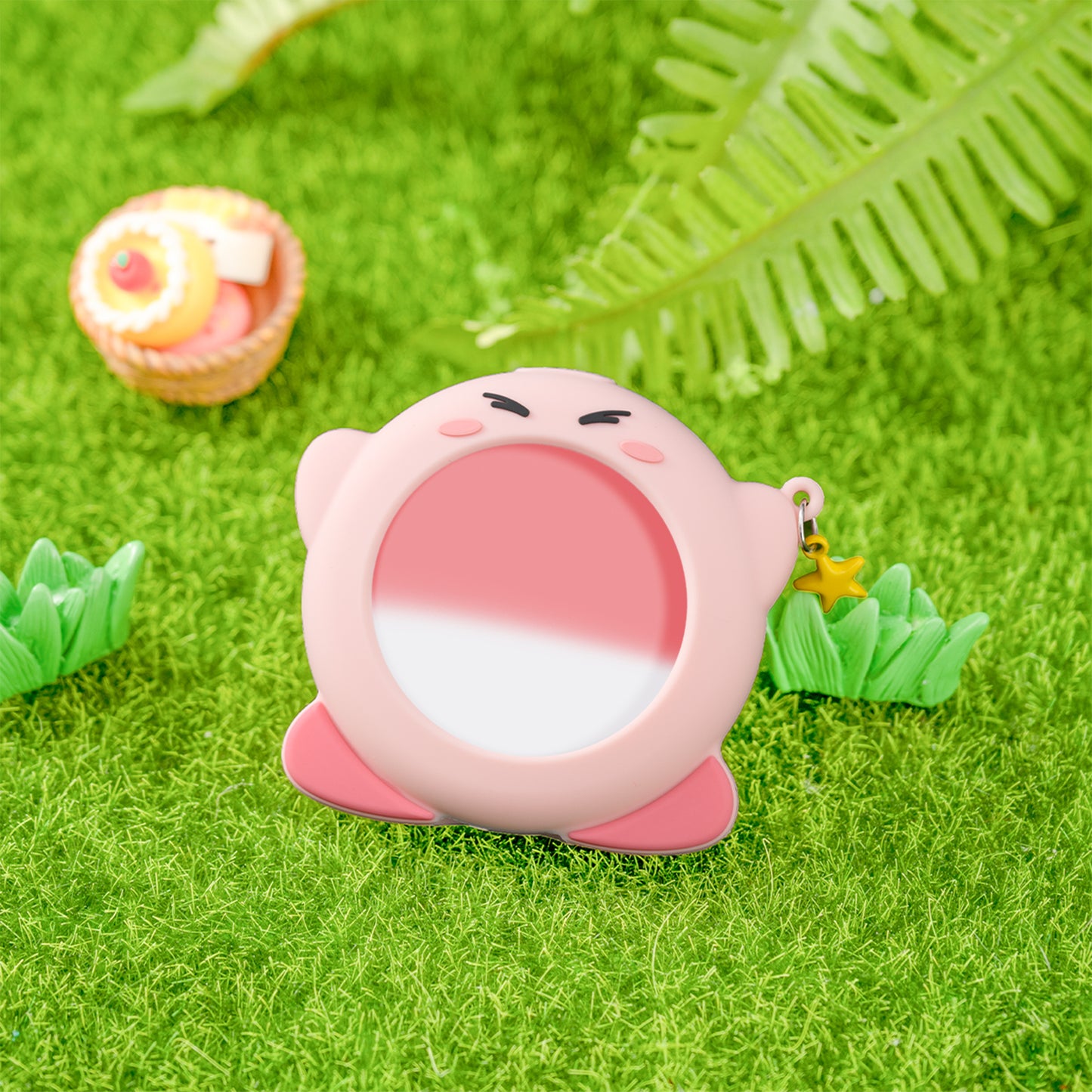 WISHAVEN PinkStar Silicone Protective Case for Pokemon GO Plus +